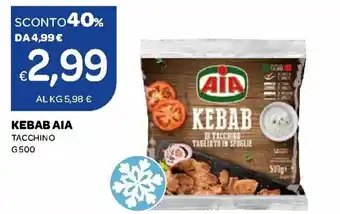 Ekom AIA Kebab Tacchino 500 g offerta