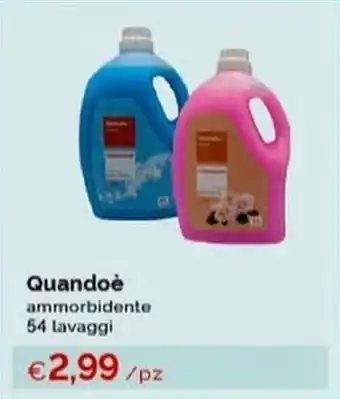 Prodet Quandoè ammorbidente 54 lavaggi offerta