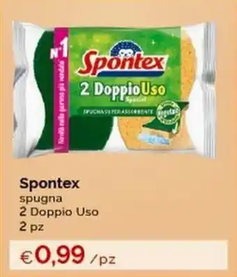 Prodet Spontex spugna 2 Doppio Uso 2 pz offerta