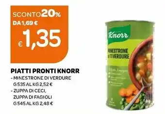 Ekom Knorr Piatti Pronti offerta