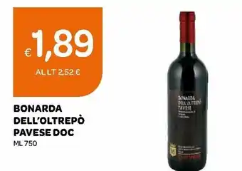 Ekom Bonarda Dell'Oltrepò Pavese DOC 750 ml offerta
