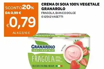 Ekom Granarolo Crema Di Soia 100% Vegetale offerta