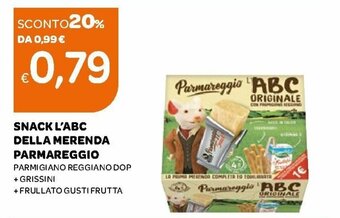 Ekom Snack L'ABC Della Merenda Parmareggio offerta