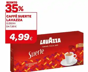 Ekom Lavazza Caffè Suerte 250x4 g offerta