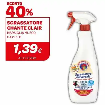 Ekom Chante Clair Sgrassatore Marsiglia 500 ml offerta