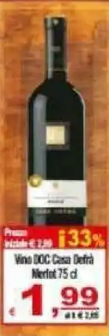 Gros Casa defrà Casa Degra Merlot Doc offerta