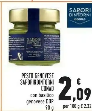Conad Conad Sapori&dintorni Pesto Genovese offerta