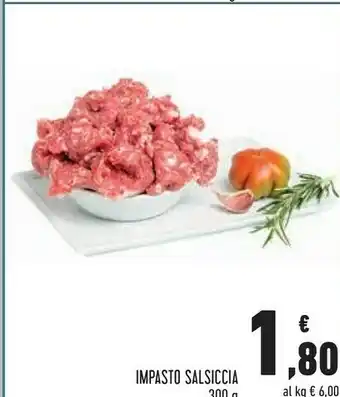 Conad Impasto Salsiccia offerta