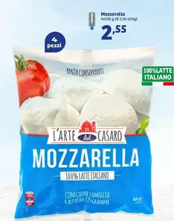 In'S Mercato L'Arte del Casaro Mozzarella 4x125 g offerta