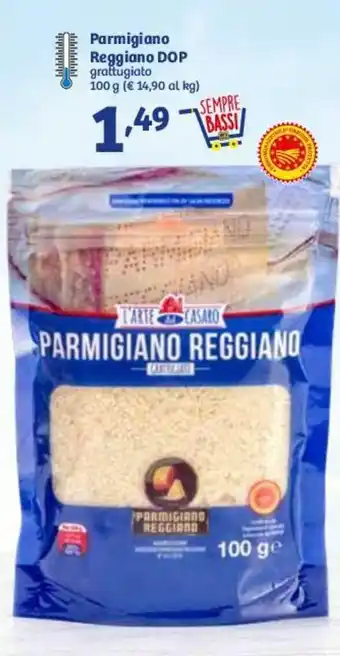 L'Arte del Casaro Parmigiano Reggiano DOP Grattugiato 100 g