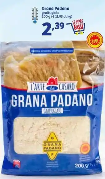 In'S Mercato L'Arte del Casaro Grana Padano Grattugiato 200 g offerta