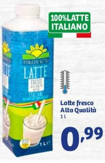 In'S Mercato Latte Fresco Alta Qualità 1 l offerta