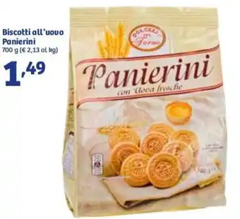 In'S Mercato Panierini Biscotti All'Uovo 700 g offerta