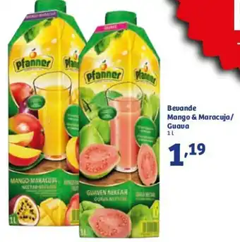 In'S Mercato Pfanner Bevande Mango & Maracuja/Guava 1 l offerta