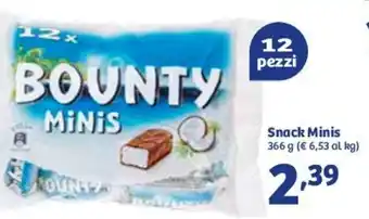In'S Mercato Bounty Snack Minis 366 g offerta