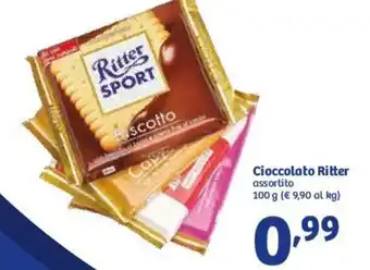In'S Mercato Ritter Cioccolato 100 g offerta