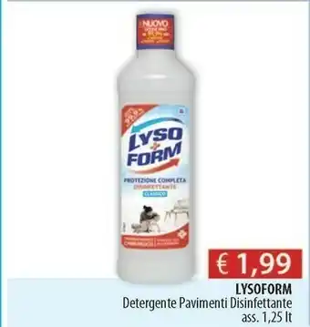 Acqua & Sapone Lysoform Pulizia pavimenti offerta