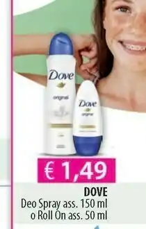 Acqua & Sapone Dove Deodorante offerta