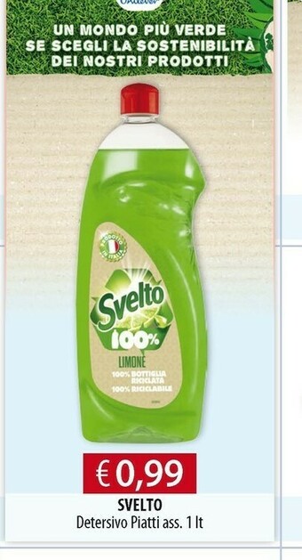 Acqua & Sapone Svelto Detersivo piatti offerta