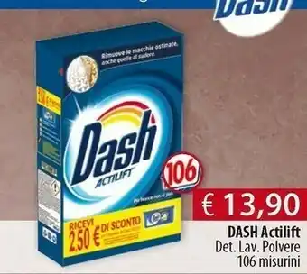 Acqua & Sapone Dash Detersivo in polvere offerta
