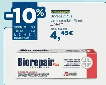 Coop Biorepair Plus Denti Sensibili 75ml offerta