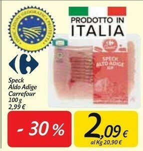 Carrefour Market Speck offerta