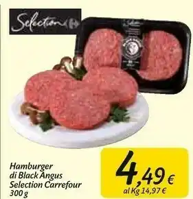 Carrefour Market Selection carrefour Hamburger offerta