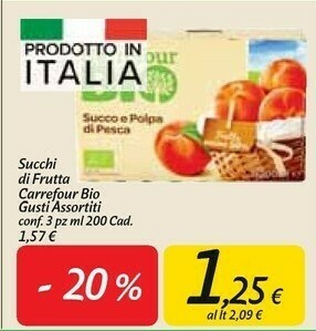 Carrefour Market Succhi di frutta offerta
