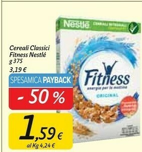 Carrefour Market Nestlè Cereali Fitness offerta
