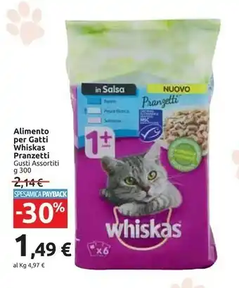Carrefour Market Whiskas Cibo per gatti offerta