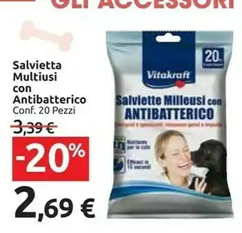 Carrefour Market Vitakraft Salviettine offerta