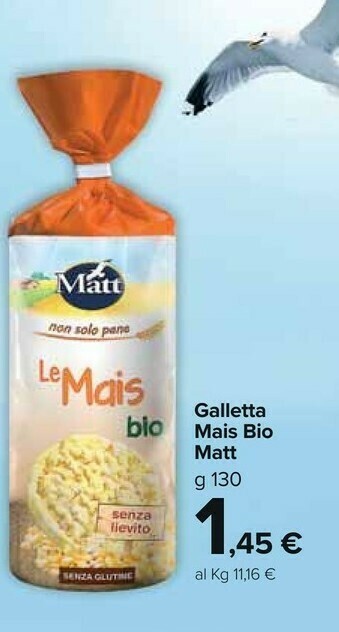 Carrefour Market Matt Gallette di mais offerta