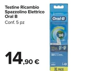 Carrefour Market Oral b Testine Ricambio Spazzolino Elettrico offerta