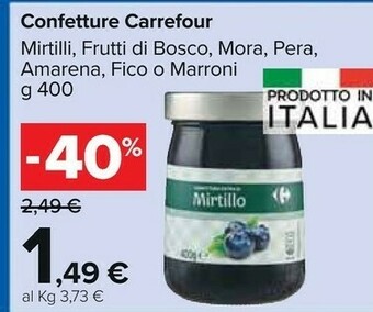 Carrefour Market Carrefour Confetture offerta