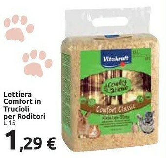 Carrefour Market Vitakraft Lettiera Comfort In Trucioli Per Roditori offerta