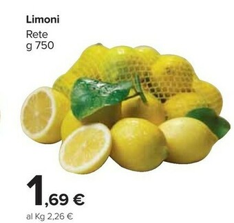 Carrefour Market Limoni Rete offerta
