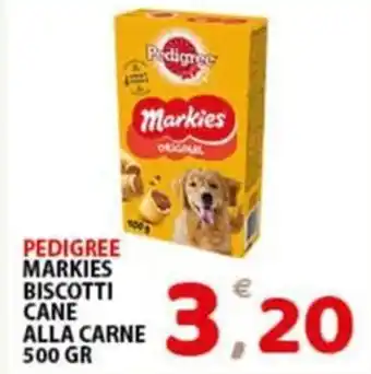 Premium Supermercati PEDIGREE MARKIES BISCOTTI CANE ALLA CARNE 500 GR offerta