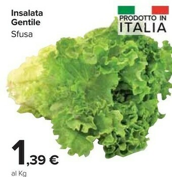 Carrefour Market Insalata Gentile Sfusa offerta