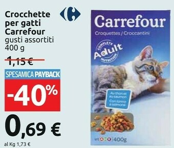 Carrefour Cibo per gatti offerta