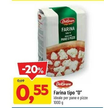DPiù F.lli Del Grano - Farina Tipo 0 Ideale Per Pane E Pizze 1000 G(ml) offerta