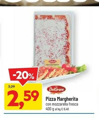 DPiù Delgrano Pizza Margherita offerta