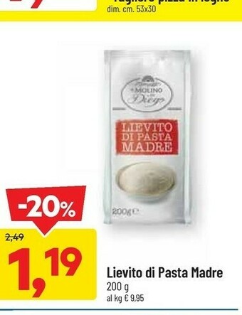 DPiù Lievito Di Pasta Madre 200 G offerta