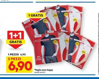 DPiù Kappa Maglia Uomo offerta
