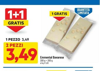 DPiù Emmental Bavarese offerta