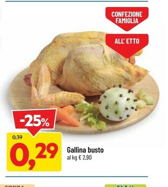 DPiù Gallina Busto offerta