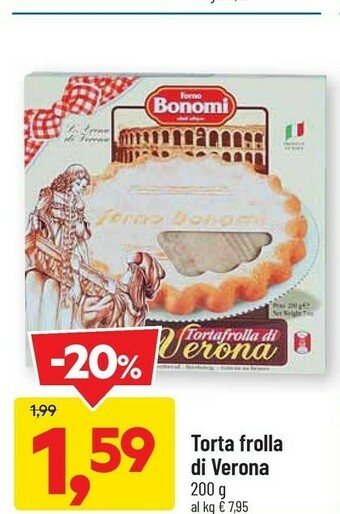 DPiù Forno Bonomi - Tortafrolla Di Verona 200 G(ml) offerta