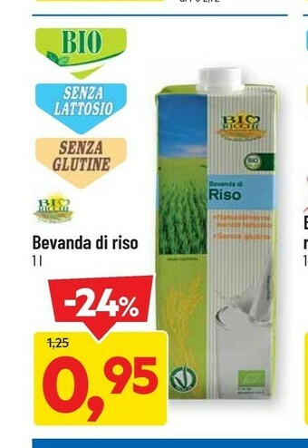 DPiù Bio Ricchi - Bevanda Al Riso 1000 G(ml) offerta