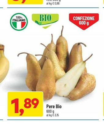 DPiù Pere Bio offerta