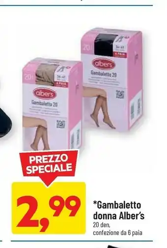 DPiù Gambaletto Donna Alber's offerta