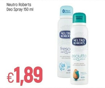 Famila Neutro Roberts Deo Spray offerta